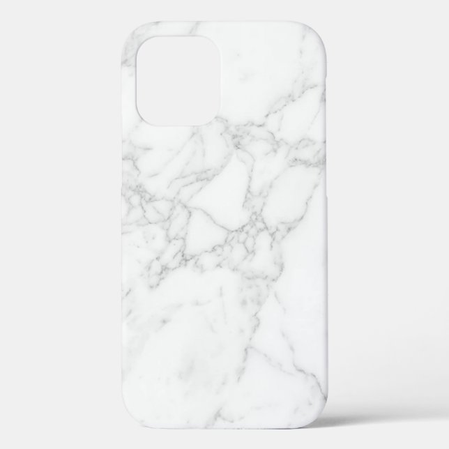 White Marble Case-Mate iPhone Case (Back)