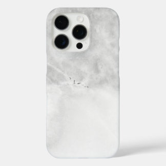 White Marble iPhone 16 Pro Case