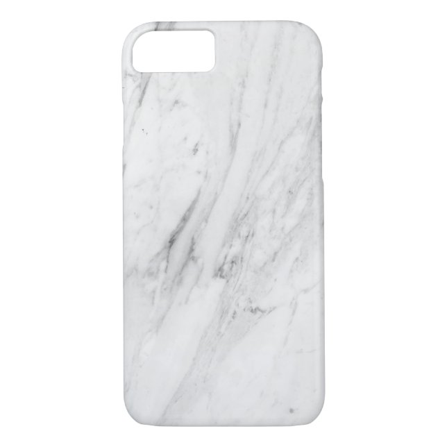 White Marble  Case-Mate iPhone Case (Back)
