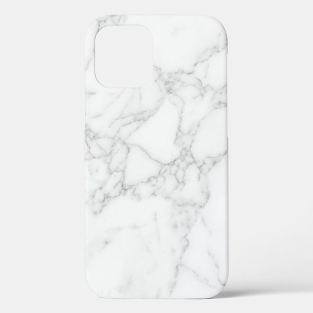 White Marble Case-Mate iPhone Case (Back)