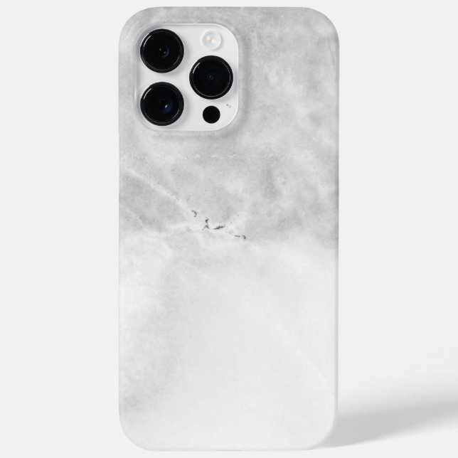 White Marble Case-Mate iPhone Case (Back)