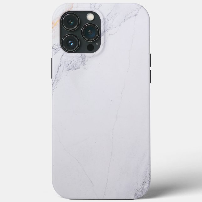 White Marble Case-Mate iPhone Case (Back)