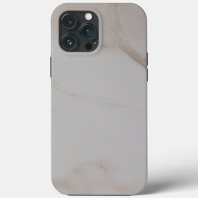 White Marble Case-Mate iPhone Case (Back)