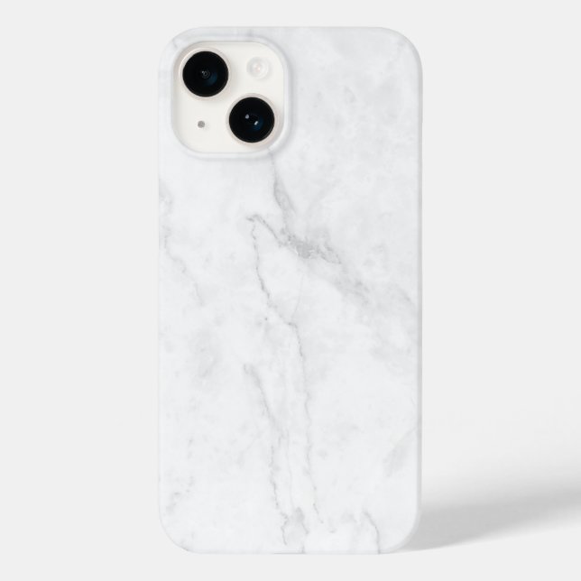  White Marble Case-Mate iPhone Case (Back)