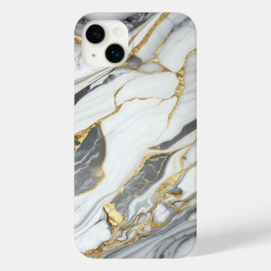 White Marble Case-Mate iPhone 14 Plus Case