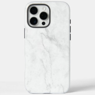 White Marble iPhone 16 Pro Max Case