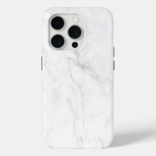 White Marble iPhone 15 Pro Case