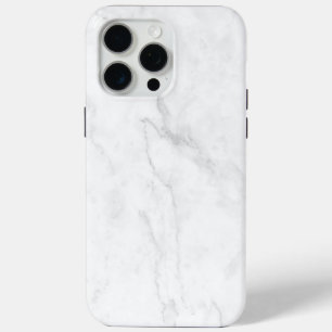 White Marble iPhone 15 Pro Max Case