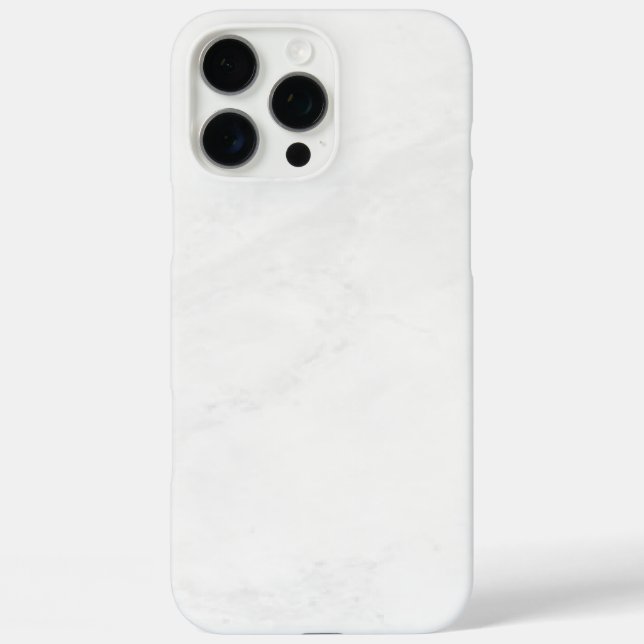 White Marble Case-Mate iPhone Case (Back)