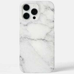 White Marble iPhone 16 Pro Max Case