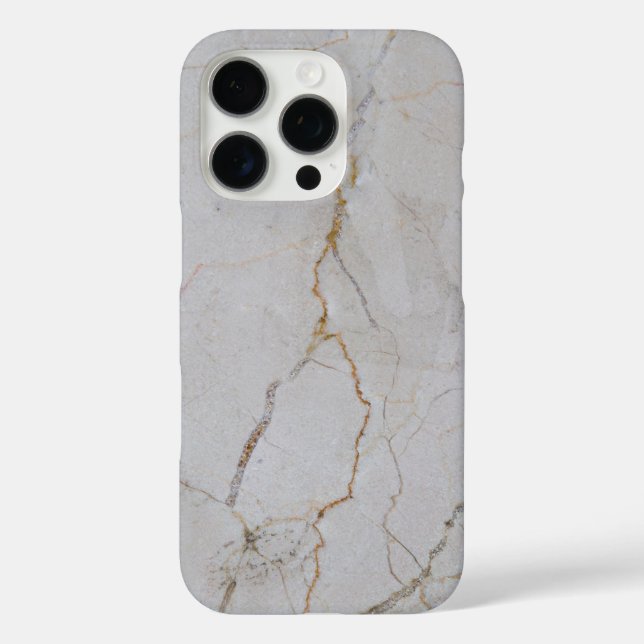 White Marble Case-Mate iPhone Case (Back)