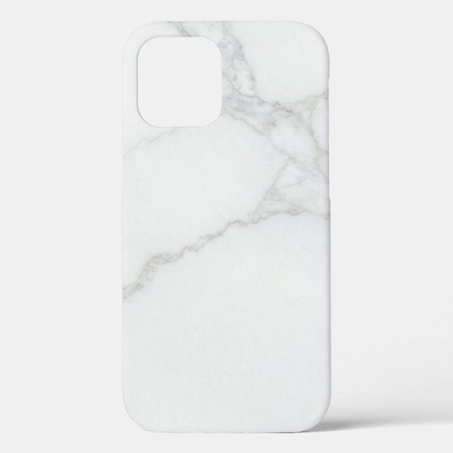 White Marble Case-Mate iPhone Case (Back)