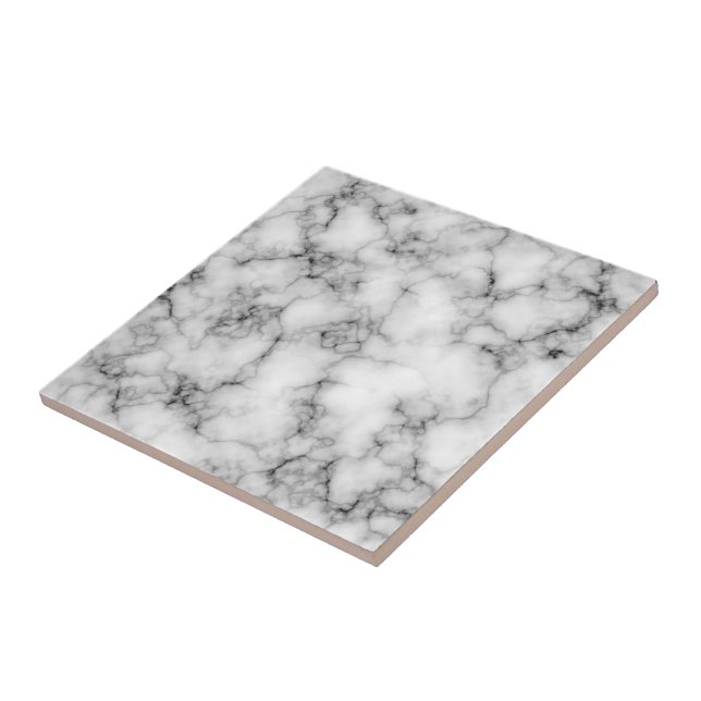 White Marble Ceramic Tile (Side)