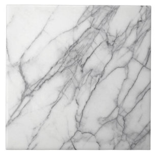 White Marble Ceramic Tile