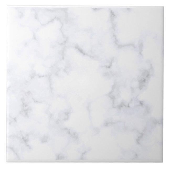 White Marble Ceramic Tile (Front)