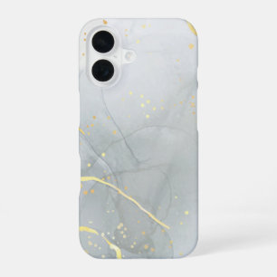 White Marble Chic Glitter iPhone 16 Case