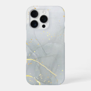 White Marble Chic Glitter iPhone 16 Pro Case
