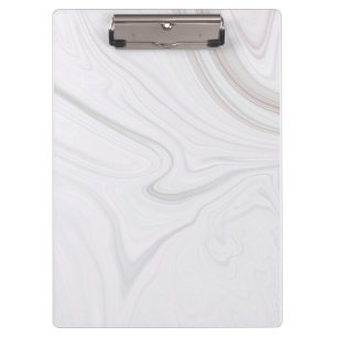 White Marble Clipboard