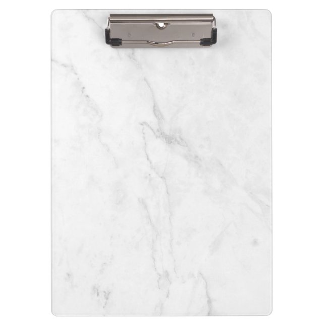  White Marble Clipboard (Front)