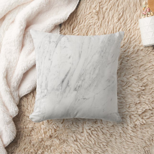 White Marble  Cushion (Blanket)