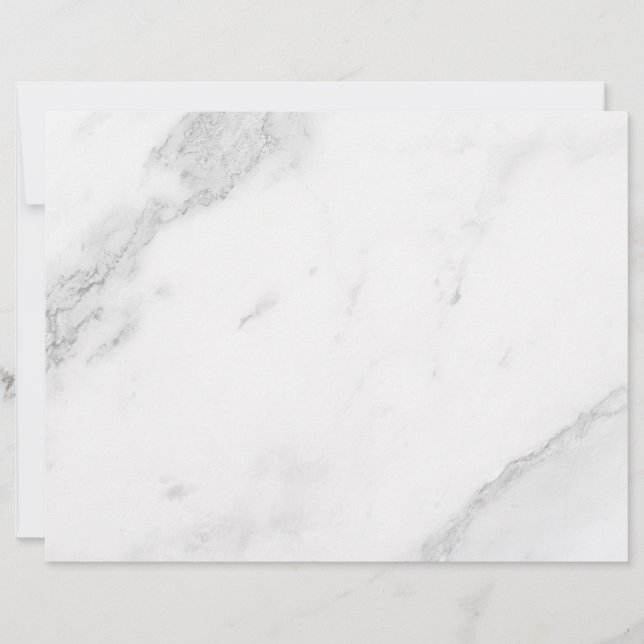 White Marble Custom Letterhead (Front)