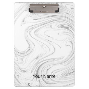 White Marble Customize  Clipboard