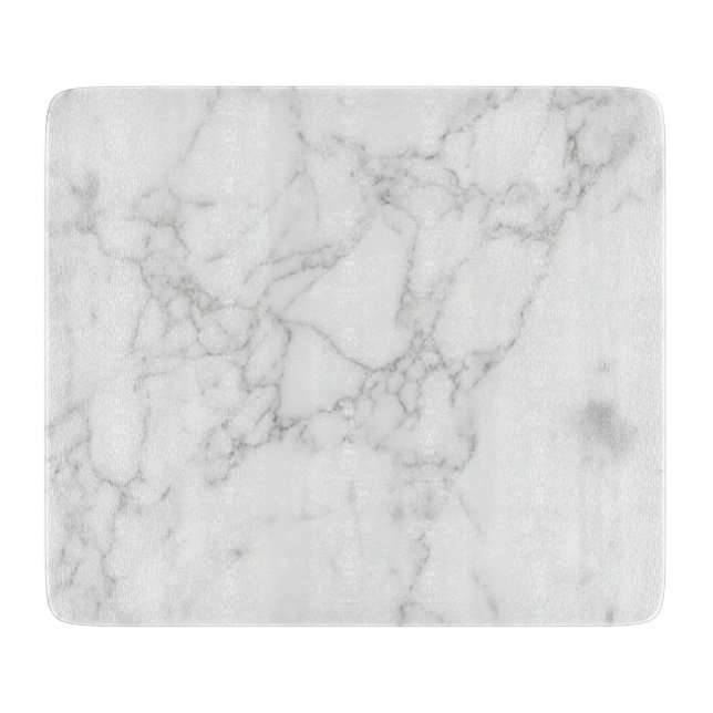 White Marble Cutting Board (Front)