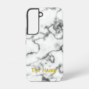 White Marble design - Samsung Galaxy Case