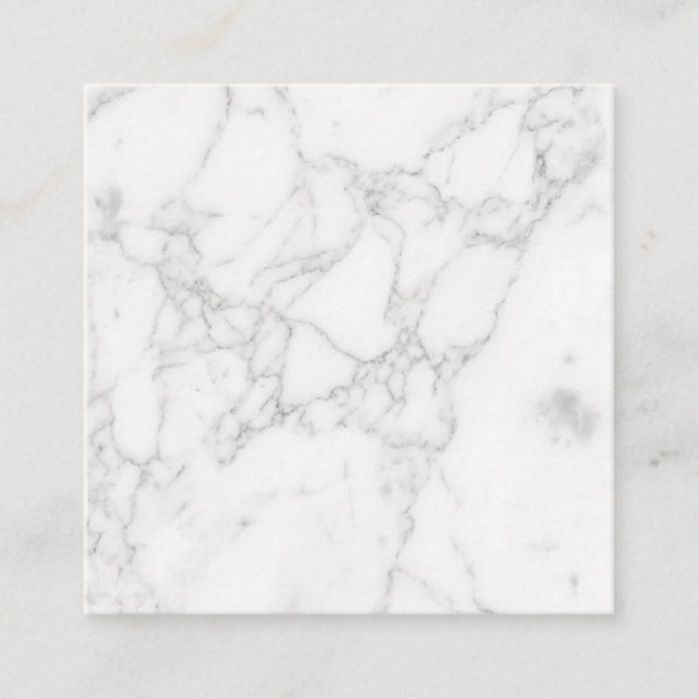 White Marble Discount Card (Front)