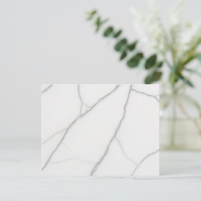 White Marble Enclosure Card (Standing Front)