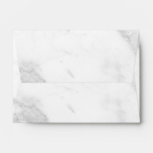 White Marble  Envelope