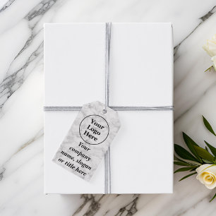 White marble gift tags