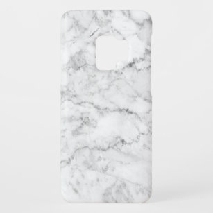 White Marble Grey Accents Case-Mate Samsung Galaxy S9 Case