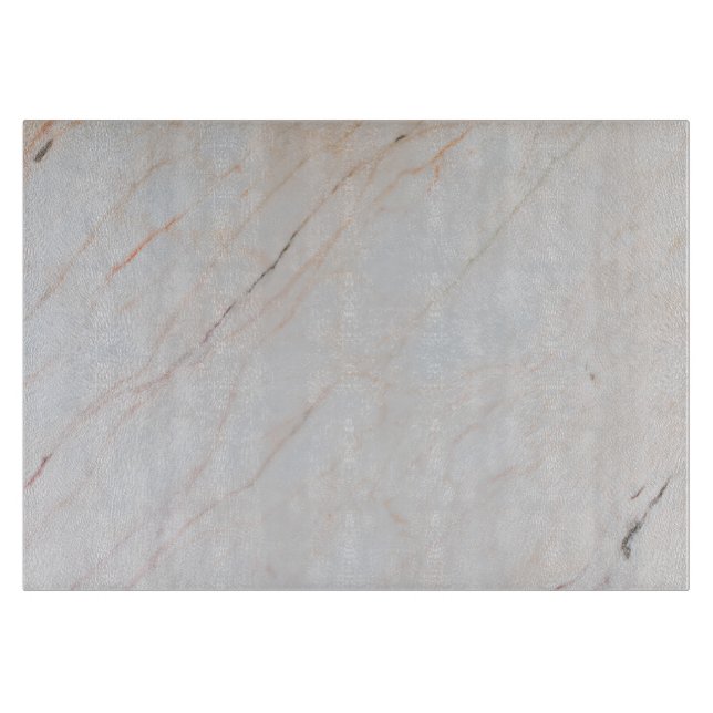 White Marble Grey Cutting Board (Front)