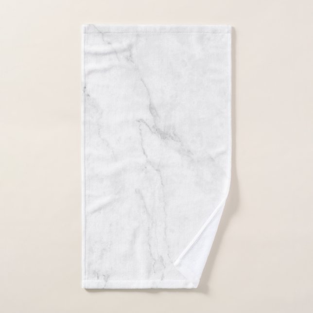  White Marble Hand Towel (Hand Towel)