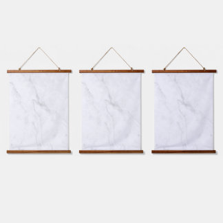 White Marble Hanging Tapestry