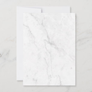 White Marble Invitation