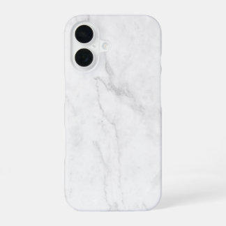 White Marble iPhone 16 Case