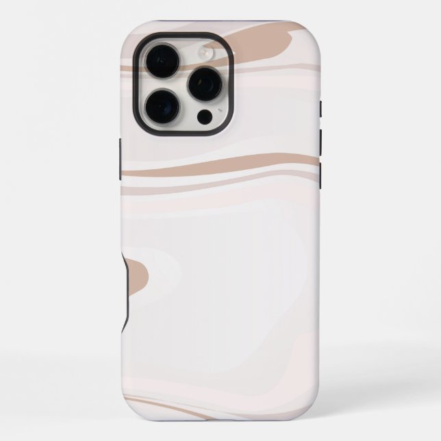 White Marble  iPhone Case (Back)