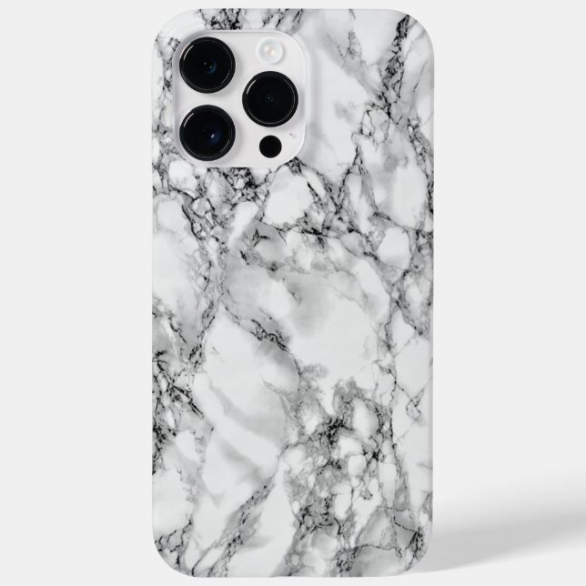 White Marble iPhone Case (Back)