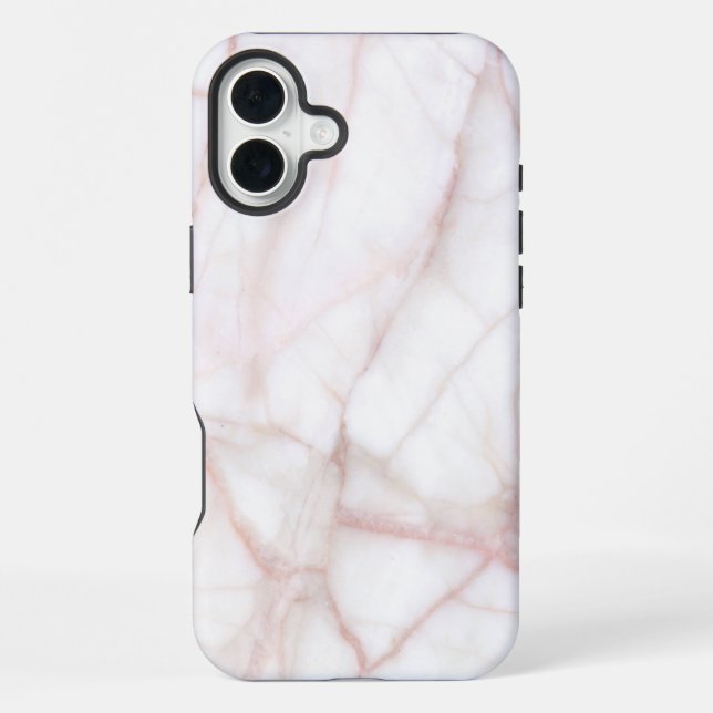 White Marble iPhone Case (Back)