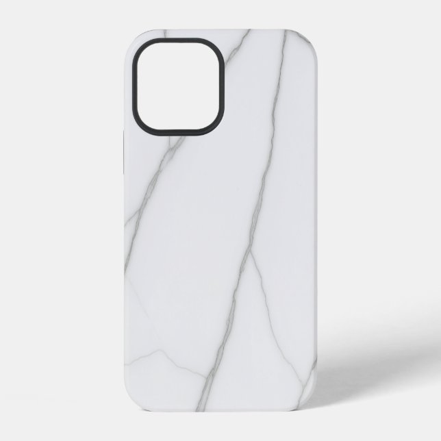 White Marble iPhone Case (Back)