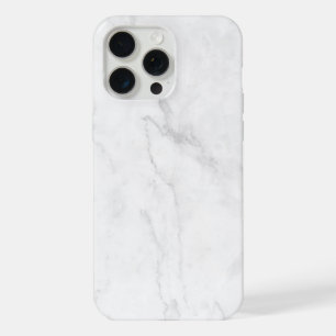 White Marble iPhone 15 Pro Max Case
