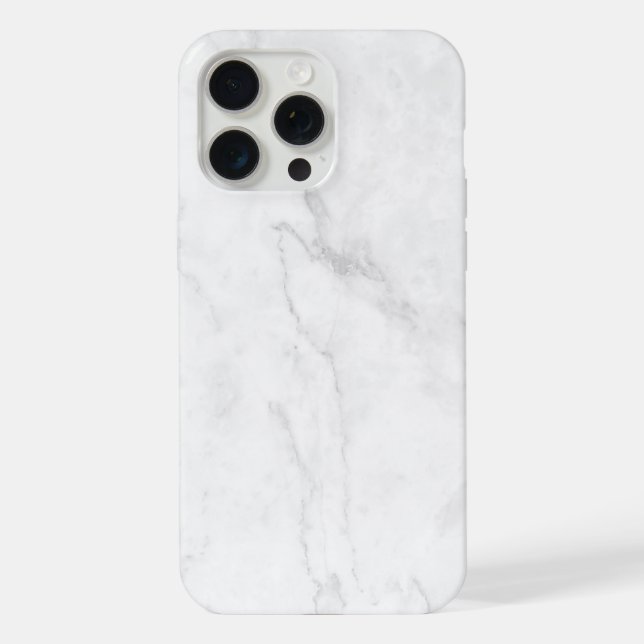  White Marble iPhone Case (Back)