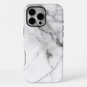 White Marble  iPhone 16 Pro Max Case