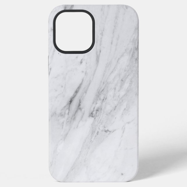 White Marble  iPhone Case (Back)