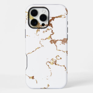 White Marble iPhone 16 Pro Max Case
