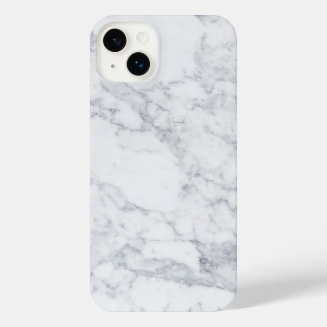 White Marble iPhone Case (Back)