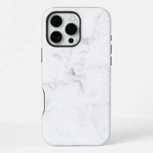 White Marble iPhone 16 Pro Max Case