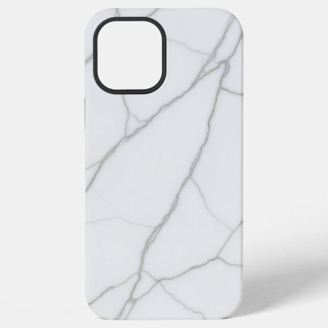 White Marble iPhone Case (Back)